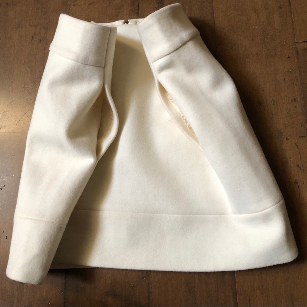 J. Crew Wool Mini Skirt Fully Lined w/Pockets sz10 - Picture 2 of 6